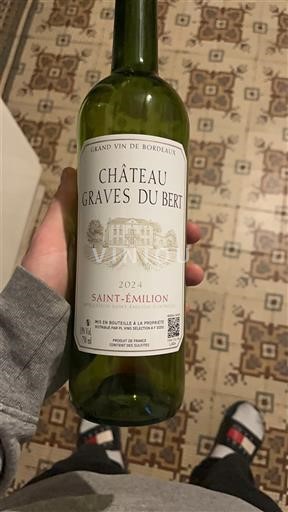 Bordoja Saint-Émilion Grand Cru Château Graves du Bert 2024