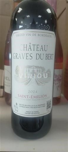 Bordeaux Saint-Émilion Grand Cru Château Graves du Bert 2024