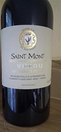 Sud-Ovest Saint-Mont Plaimont Les Vieilles Vignes 2014