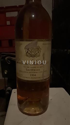 Burdeos Sauternes Grand Cru Château Suduiraut 1994