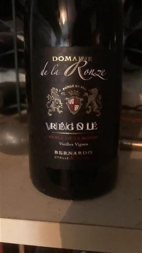 Beaujolais Régnié Domaine La Ronze perle de la ronze 2022