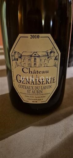 Valle del Loira Coteaux-du-Layon Château La Genaiserie 2010