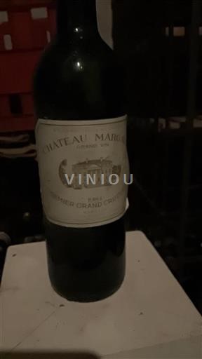 Bordeaux Margaux Premier Grand Cru Château Margaux Grand Vin 1984