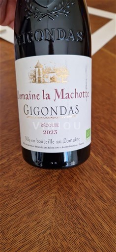 Thung lũng Rhône Gigondas Domaine La Machotte 2023