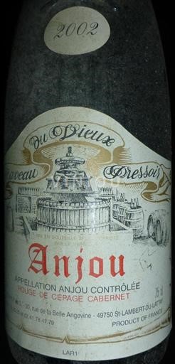 Loiretal Anjou Coteaux de la Loire Anjou Caveau du Vieux Pressoir Caveau du Vieux Pressoir 2002