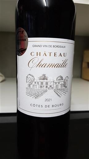 Bordéus Côtes-de-bourg Château Chamaille 2021
