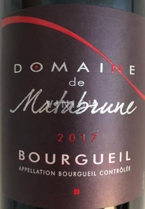 Valle del Loira Bourgueil Domaine Matabrune 2017
