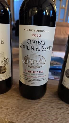 Bordeaux Château Moulin de Seret 2022