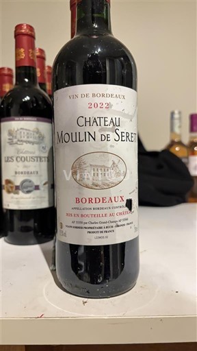 Bordeaux Château Moulin de Seret 2022
