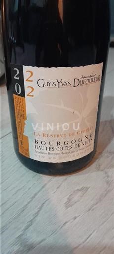 Burgundija Ni doloceno Guy & Yvan Dufouleur La Réserve de Cyprien 2022