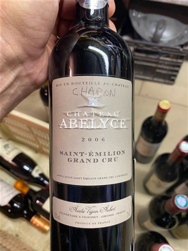 Bordeaux Saint-Émilion Grand Cru Grand Cru Château Abelyce 2006