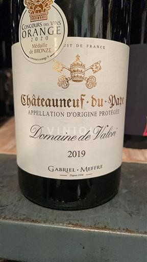 Rhône Valley Châteauneuf-du-Pape Gabriel Meffre Domaine de Valori 2019