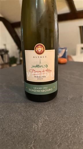 Alsace Unspecified Grand Cru Baron de Hoen 2020