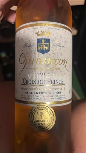 Sud-Ovest Jurançon Cave des Producteurs de Jurançon Croix du Prince 2012
