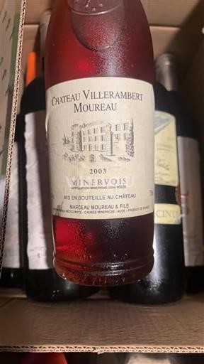 Langvedok Minervois Château Villerambert Moureau 2003