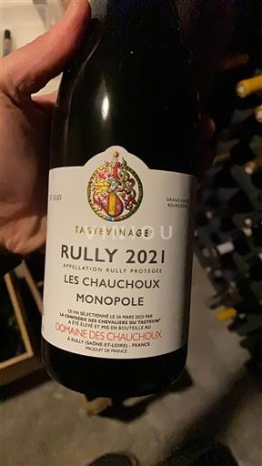 Burgundy Rully Domaine des Chauchoux Les Chauchoux 2021