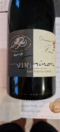 Loire Valley Chinon Jean-Maurice Raffault Domaine de la Croix 2018