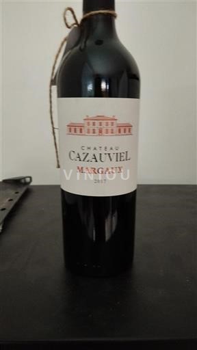 Bordeaux Margaux Château Cazauviel 2017