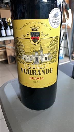 Bordeaux Graves Ferrande 2018