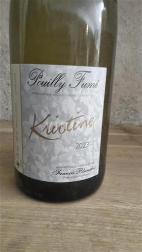 Loirevallei Pouilly-fumé Francis Blanchet Kriotine 2023