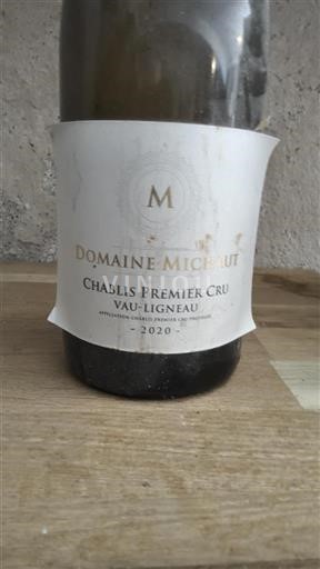 Burgundi Chablis Premier Cru Domaine Michaut Vau-Ligneau 2020