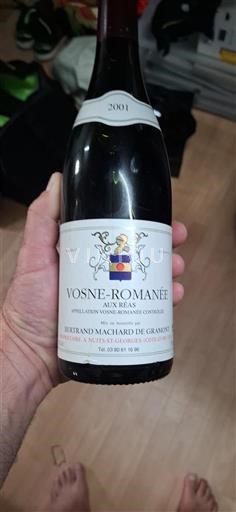 Burgundija Vosne-Romanée Bertrand Machard de Gramont Aux Réas 2001
