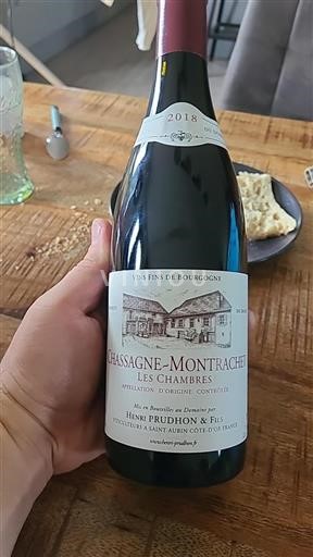 Burgundija Chassagne-Montrachet Henri Prudhon & Fils Les Chambres 2018