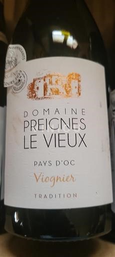 Languedoc-Roussillon Pays d'Oc Domaine Preignes le Vieux Tradition 2022