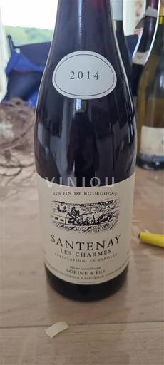 Borgonha Santenay Sorine & Fils Les Charmes 2014