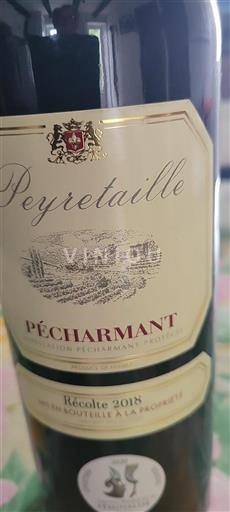 Sydväst Pécharmant Peyretaille 2018