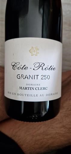 Valle del Rodano Côte-rôtie Domaine Martin Clerc Granit 250 2022