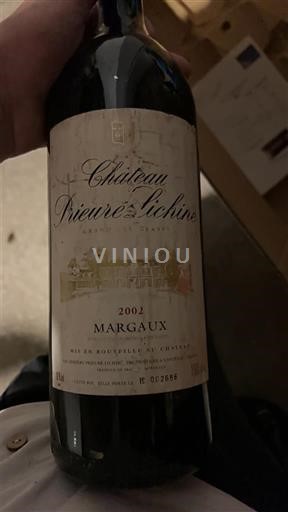 Burdeos Margaux Grand Cru Château Prieuré-Lichine 2002