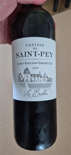 Burdeos Saint-Émilion Grand Cru Château Saint-Pey Les Erables 2020