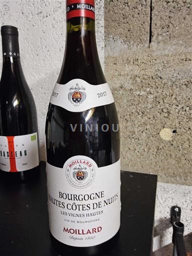 Burgundija Ni doloceno Moillard Les Vignes Hautes 2017