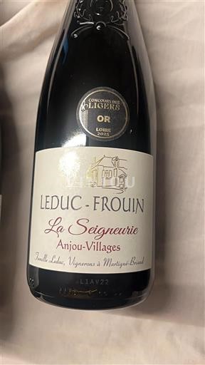 Loire Valley Anjou Villages Leduc-Frouin La Seigneurie 2022