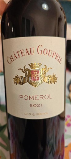 Bordeaux Pomerol Château Gouprie 2021