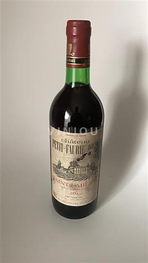 Burdeos Saint-Émilion Château Petit-Faurie-Quet 1976