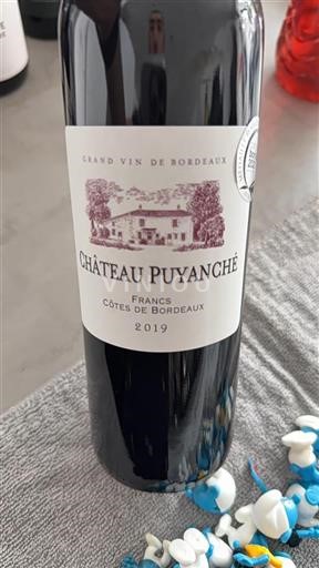 Bordeaux Francs-Côtes-de-Bordeaux Château Puyanché 2019