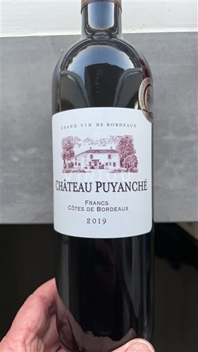 Bordeaux Francs Côtes de Bordeaux Château Puyanché 2019