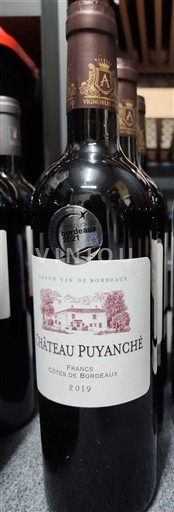 Bordoja Francs-kodrat-e-Bordosë Château Puyanché 2019