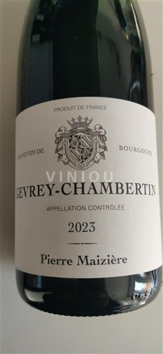 Borgogna Gevrey-Chambertin Pierre Maizière 2023