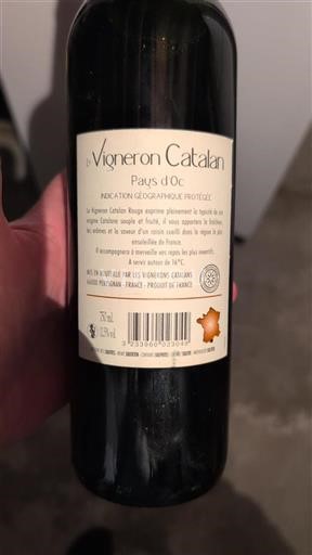 Languedoc og Roussillon Pays d'Oc Les Vignerons Catalans Le Vigneron Catalan Ikke årgangsbestemt