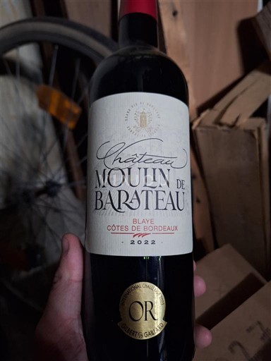 Bordeaux Blaye-Côtes-de-Bordeaux Château Moulin de Barateau 2022