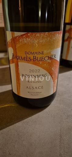 Alsace Domaine Barmès-Buecher Rosenberg 2022
