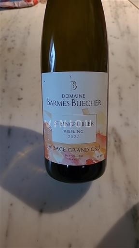 Elzas Alsace Grand Cru Grand Cru Domaine Barmès-Buecher Steingrubler 2022