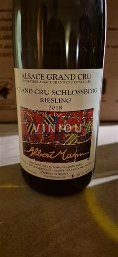 Alsace Alsace Grand Cru Grand Cru Domaine Albert Mann Grand Cru Schlossberg 2018