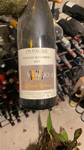 Alsace Albert Mann Riesling Rosenberg 2019