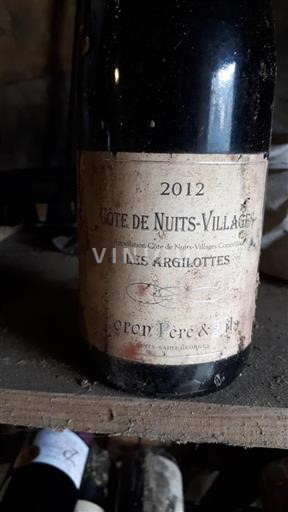 Burgundy Côte de Nuits Villages Forey Père & Fils Les Argillottes 2012
