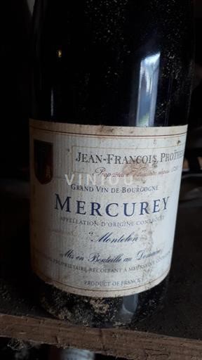 Bourgogne Mercurey Jean-François Protheau Montelons 2013