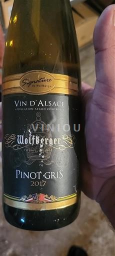 Alsace Wolfberger Signature de Wolfberger 2017